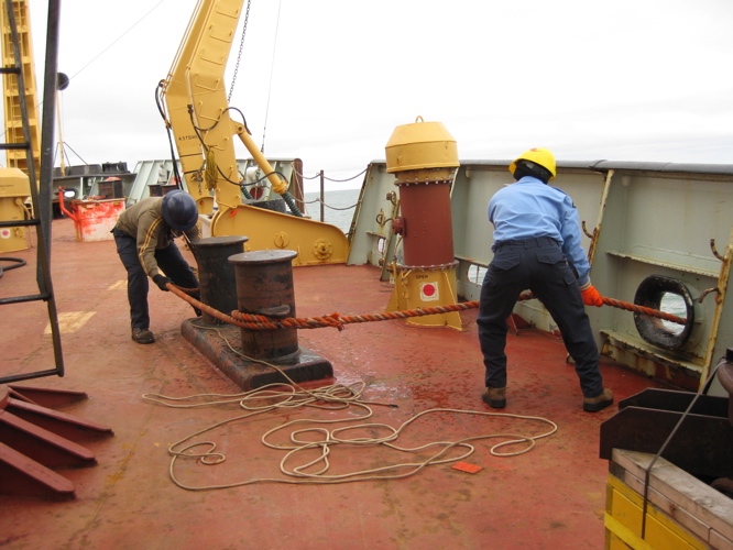 Securing the Barge